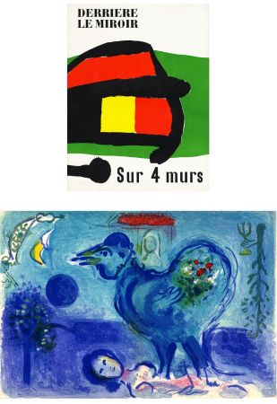 Livre Illustré Chagall - Derrière le Miroir n° 107-108-109. SUR 4 MURS. Juin-juillet 1958.