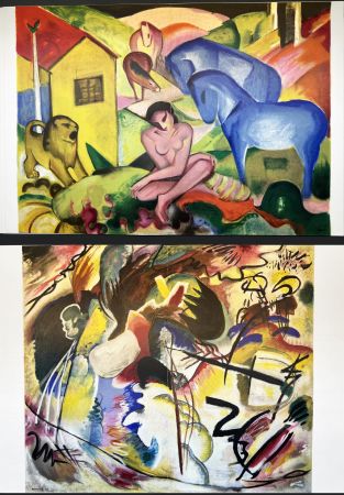 Livre Illustré Kandinsky - Derrière le Miroir n° 133-134. DER BLAUE REITER (1962).