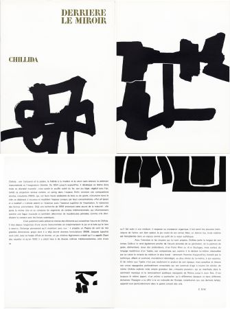 Livre Illustré Chillida - Derrière le Miroir n° 143 . CHILLIDA . Avril 1964.