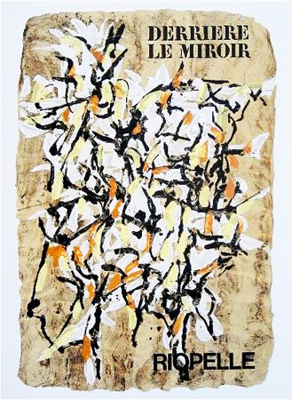 Livre Illustré Riopelle - Derrière le Miroir n° 160. RIOPELLE. 9 LITHOGRAPHIES ORIGINALES. juin 1966.