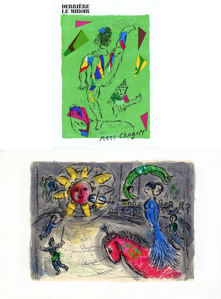 Livre Illustré Chagall - Derrière le Miroir n° 235 - CHAGALL par Vercors. Octobre 1979.