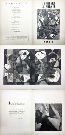 Livre Illustré Adam - Derrière le Miroir n° 24. ADAM - Décembre 1949. 1ere édition.