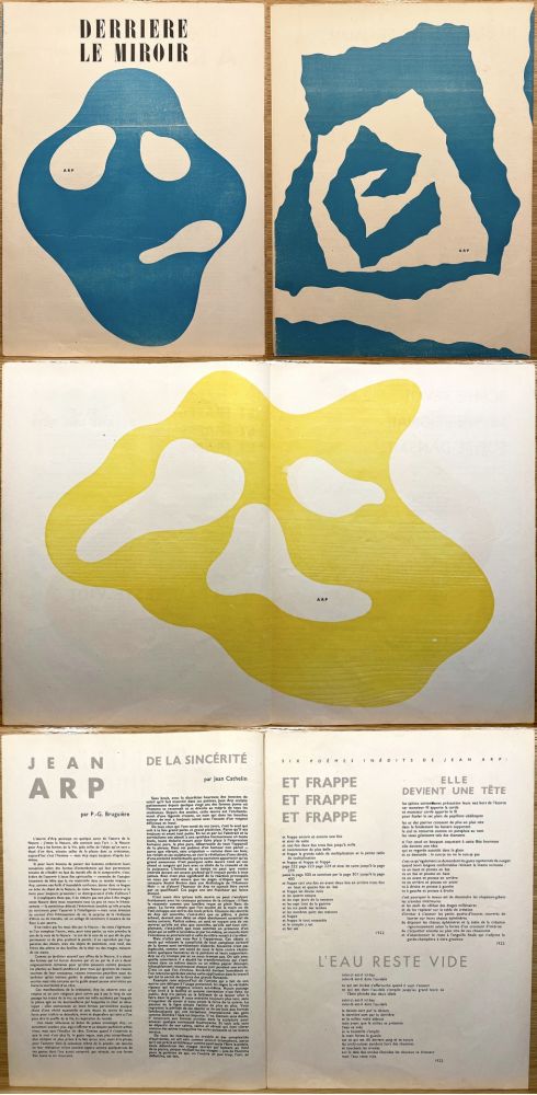 Livre Illustré Arp - Derrière le Miroir n° 33. ARP. Novembre 1950.