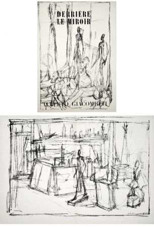 Livre Illustré Giacometti - Derrière le Miroir n° 39-40 . GIACOMETTI. Juin 1951.