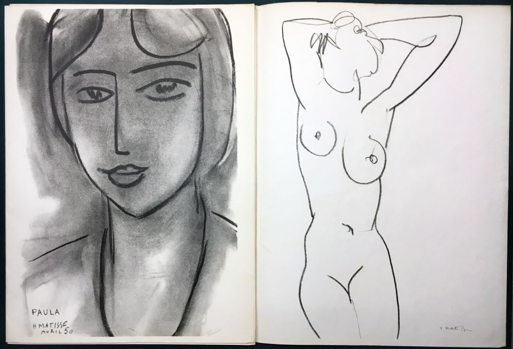 Livre Illustré Matisse - Derrière le Miroir n° 46-47. MATISSE. Mai 1952. 1ère Édition.