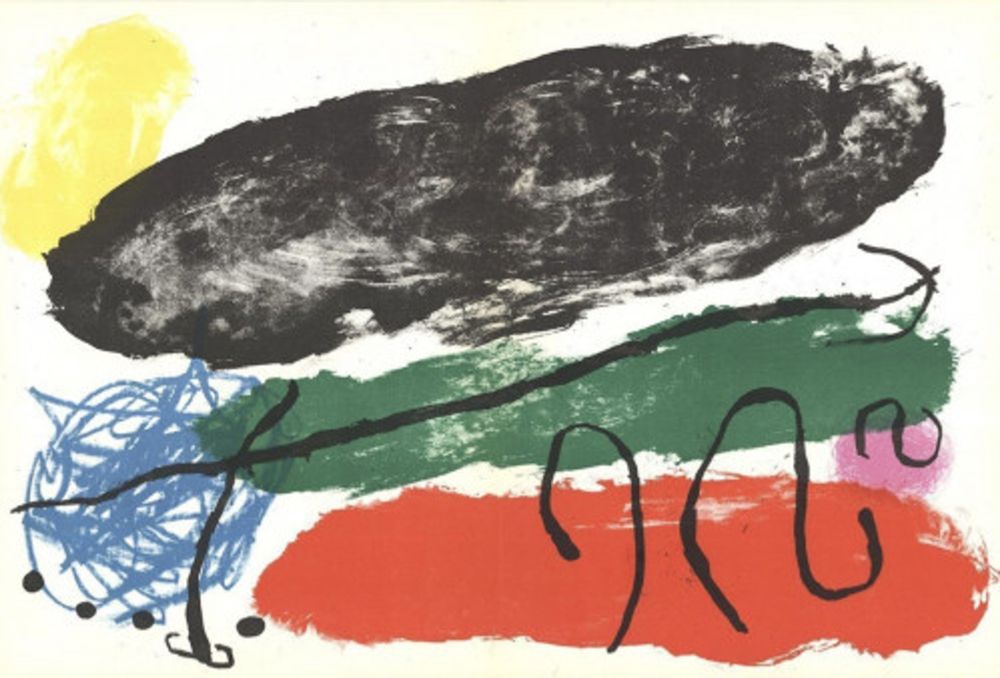 Lithographie Miró - Derrière Le Miroir, Nº 119