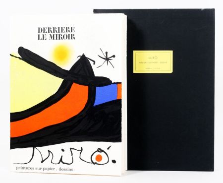 Livre Illustré Miró - Derriére le Miroir 193/194. Peintures Sur Papier, Dessins