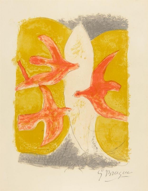 Lithographie Braque - Descente aux enfers planche 3 