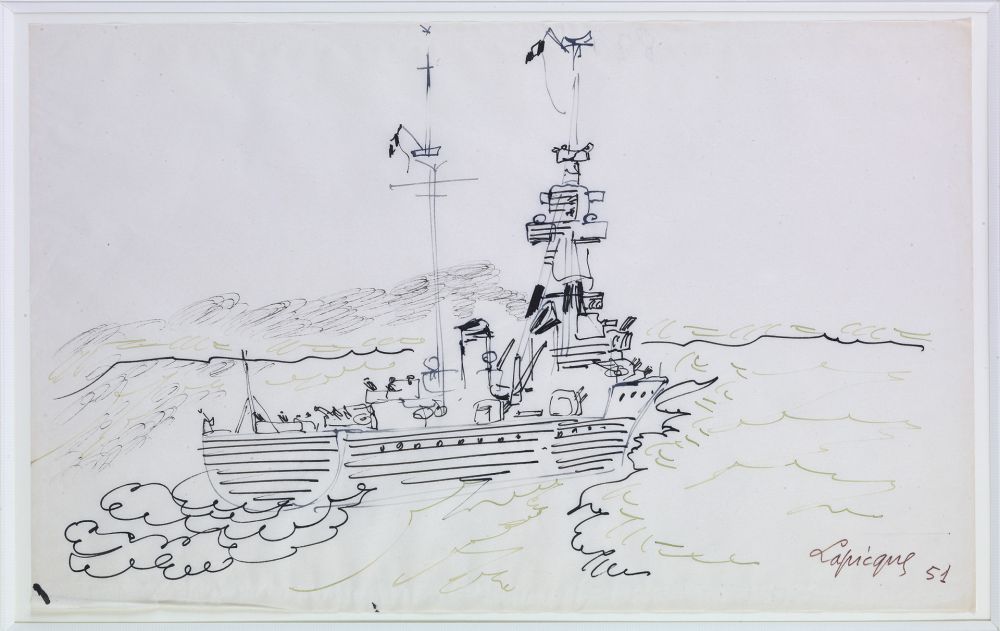 Pointe-Sèche Lapicque - Dessin sur calque
