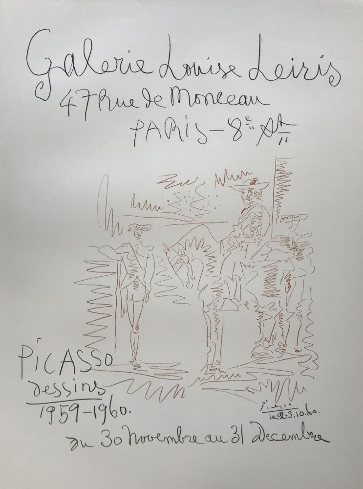 Lithographie Picasso - Dessins 1959-1960