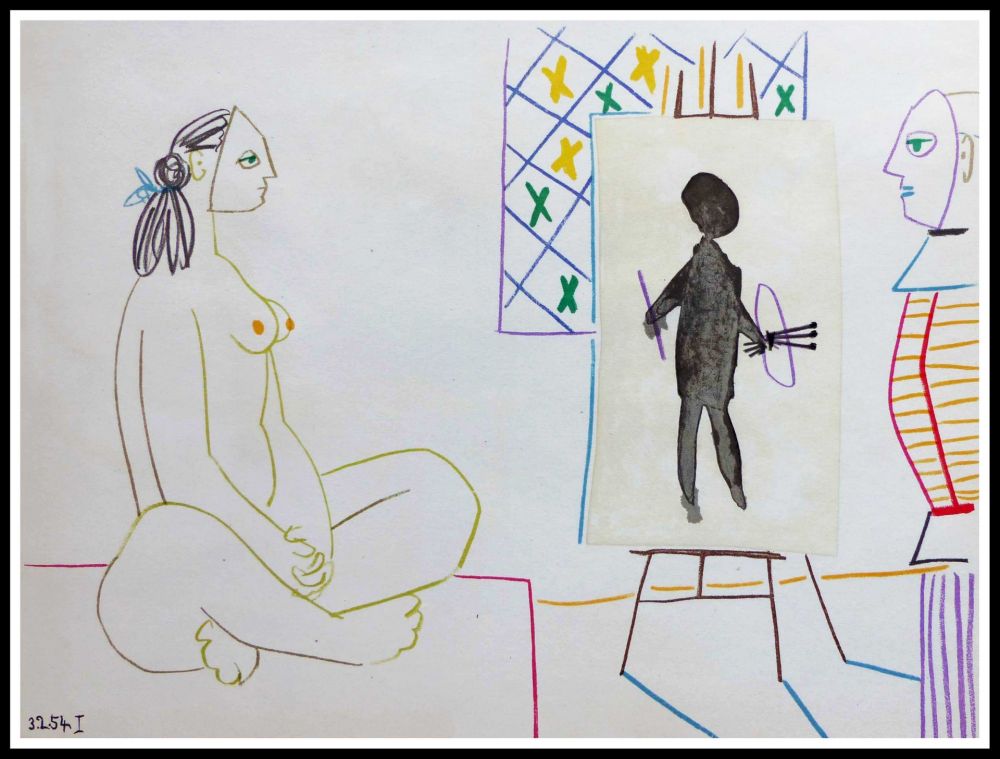Lithographie Picasso (After) - DESSINS DE VALLAURIS X