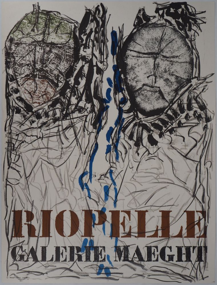 Livre Illustré Riopelle - Deux masques abstraits