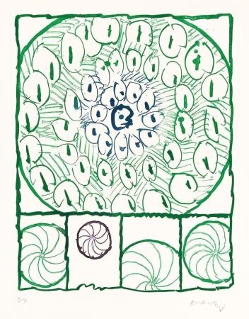Eau-Forte Alechinsky - Devidoirs, Planche V