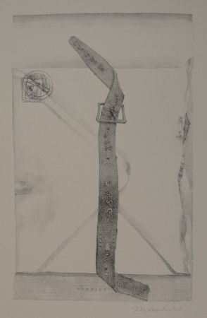 Lithographie Thomkins - “devise“