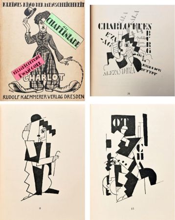 Livre Illustré Leger - DIE CHAPLINIADE (Filmdictung von Iwan Goll) 1920.