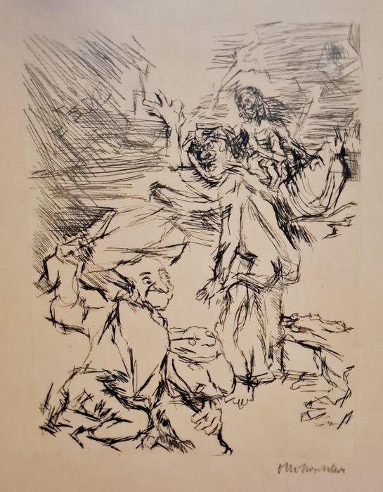 Pointe-Sèche Kokoschka - Die Frösche: Dionysos und der schwer beladene Xanthias am Totensee