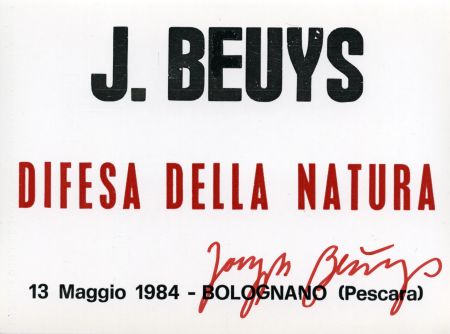 Offset Beuys - Difesa della natura