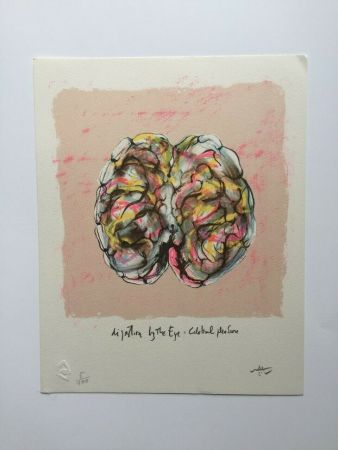 Lithographie Matta - Digestion by the eye (from Morfolgie Verbali)