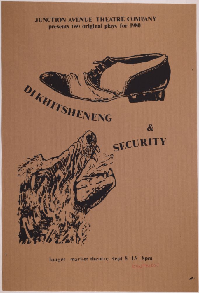 Sérigraphie Kentridge - Dikhitsheneng & Security
