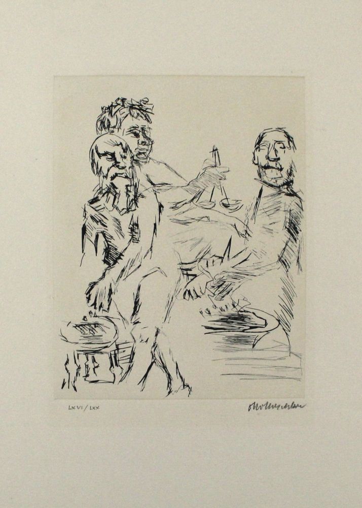 Pointe-Sèche Kokoschka - Dionysos, Aischylos und Euripides opfern vor dem Wettkampf