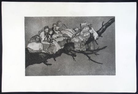 Eau-Forte Et Aquatinte Goya - DISPARATE RIDICULO