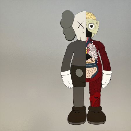 Sérigraphie Kaws - Dissected Companion (Brown)