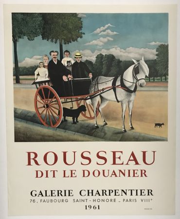 Lithographie Rousseau - Dit le Douanier
