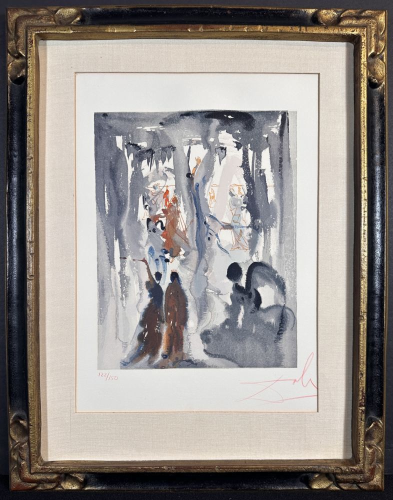 Gravure Sur Bois Dali - Divine Comedy Heaven Canto 12