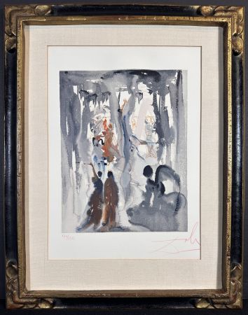 Gravure Sur Bois Dali - Divine Comedy Heaven Canto 12