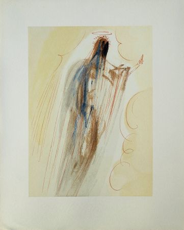 Gravure Sur Bois Dali - Divine Comédie, Paradis 29, La création des anges