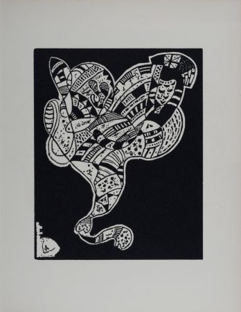 Gravure Sur Bois Kandinsky (After) - Dix Origin, 1974