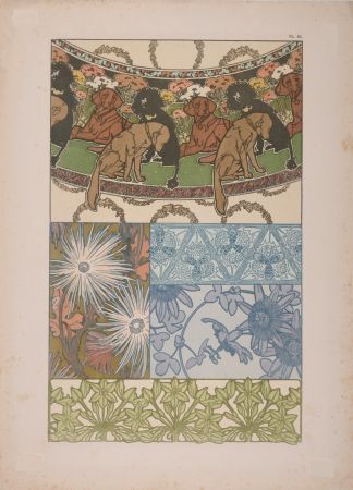 Lithographie Mucha - Documents Décoratifs, 1902 - PLATE 42
