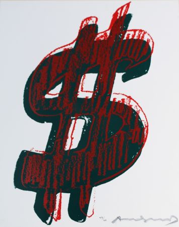 Sérigraphie Warhol - Dollar Sign (FS II.278)
