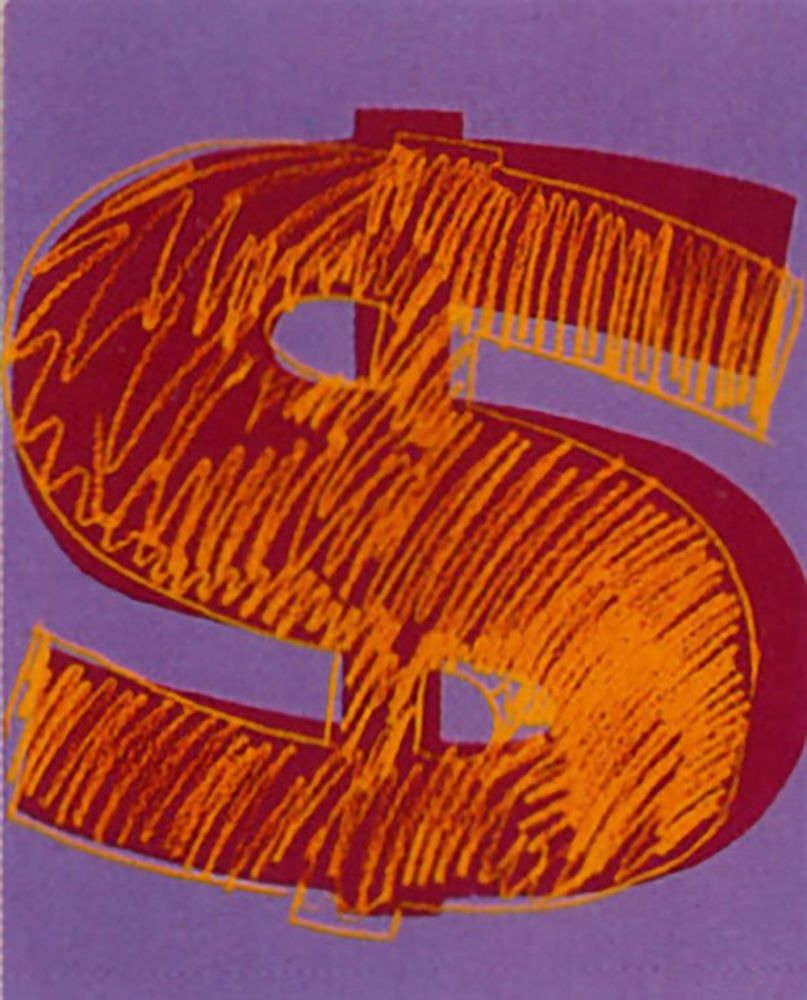 Sérigraphie Warhol -  Dollar Sign (FS II.280)