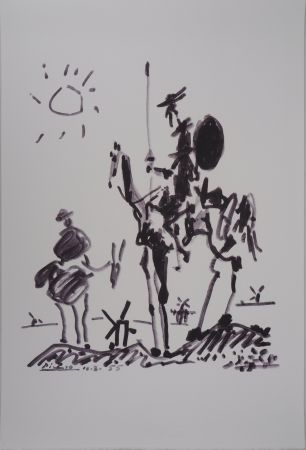 Lithographie Picasso - Don Quichotte