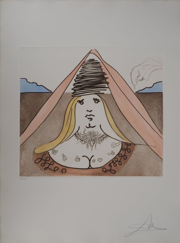 Gravure Dali - Don Quichotte, la Dulcinée