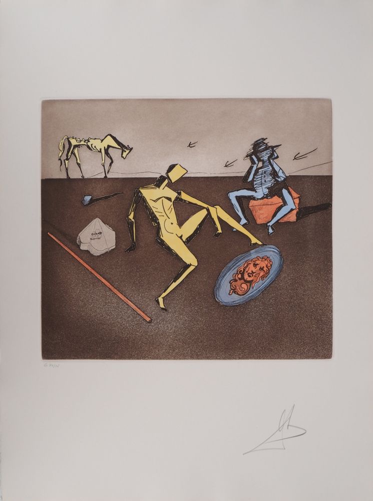Gravure Dali - Don Quichotte, le Miroir de la Chevalerie