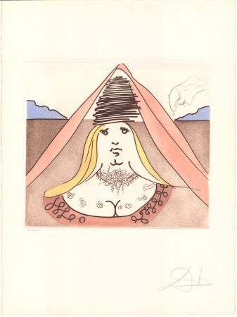 Gravure Dali - Don Quijote - Dulcinea