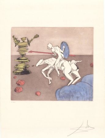 Gravure Dali - Don Quijote - la quête