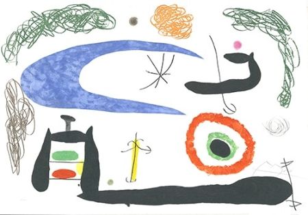 Eau-Forte Et Aquatinte Miró - Dormir sous la lune