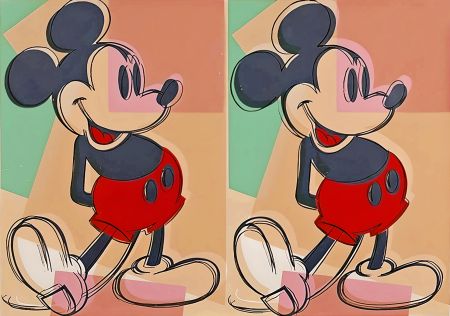 Sérigraphie Warhol - Double Mickey Mouse (FS II.269)