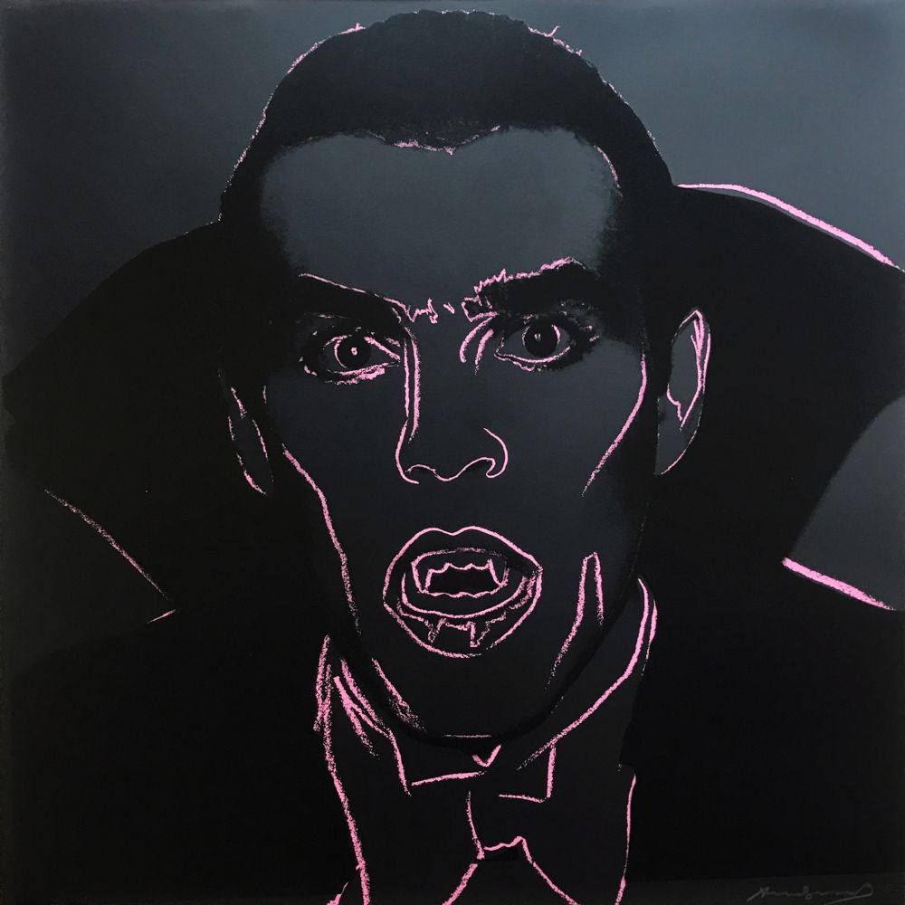 Sérigraphie Warhol - Dracula II.264 from the Myths portfolio