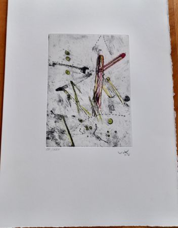 Gravure Matta - Droites Liberees, plate I