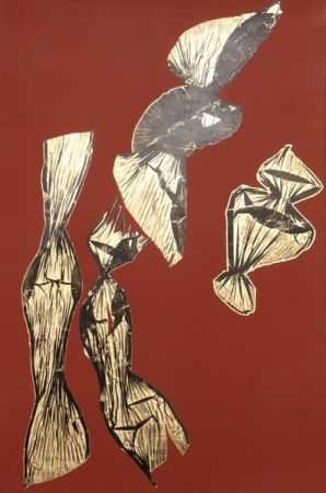 Lithographie Benglis - Dual Nature (Brown)