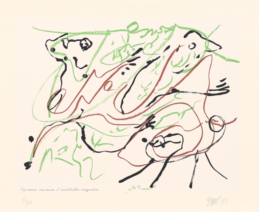 Sérigraphie Appel - Duo 04 : Expression nerveuse