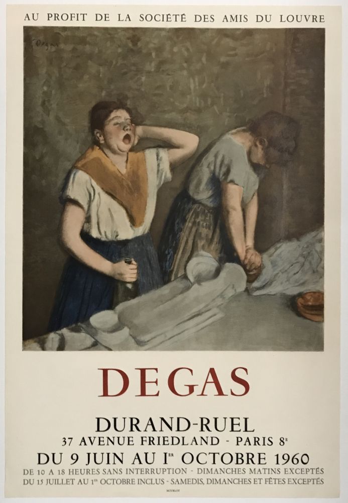 Lithographie Degas - Durand-Ruel