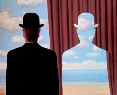 Lithographie Magritte - Décalcomanie