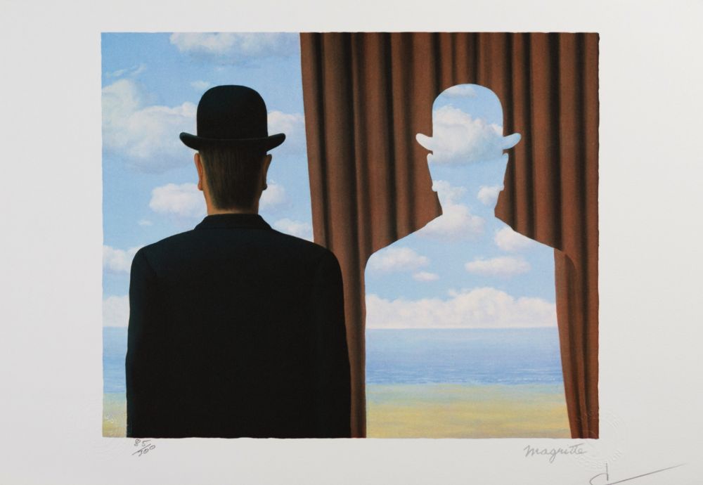 Lithographie Magritte - Décalcomanie (Decalcomania)
