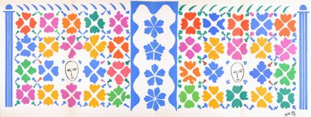 Lithographie Matisse (After) - Décoration-Masques, 1958