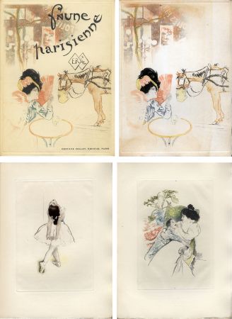 Livre Illustré Legrand - E. Ramiro : FAUNE PARISIENNE. La suite des gravures signées par Louis Legrand (1901)